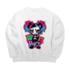 yj1357の001 Big Crew Neck Sweatshirt