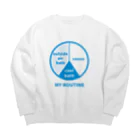 湯殿 -YUDEN-のサウナルーティン(バランスタイプ) Big Crew Neck Sweatshirt