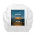 Sky00の宝登山大好き Big Crew Neck Sweatshirt