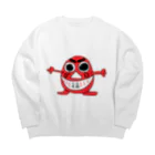 IGZIST hNtのだるまくん Big Crew Neck Sweatshirt