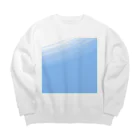 UsamaruのLOOK UP！(正方形) Big Crew Neck Sweatshirt