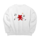 きたのかんむりのだんす Big Crew Neck Sweatshirt