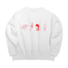 itohidemi.shopのgood sign Big Crew Neck Sweatshirt