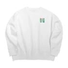 Leo.T Shopのライオンアート　Leo.T Big Crew Neck Sweatshirt