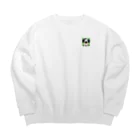 やまめさんのかわわん Big Crew Neck Sweatshirt