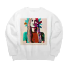 Erica design venue のカウンターカルチャー Big Crew Neck Sweatshirt