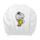 おこめのダイエット食堂のとうきくん＆ひつじくん＆このはちゃん Big Crew Neck Sweatshirt