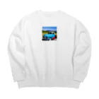 USAのレッカー車 Big Crew Neck Sweatshirt