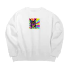 Buhi-BuhiのBuhi-Buhi Big Crew Neck Sweatshirt