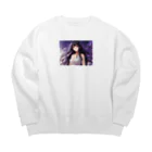 YuzuKiの女神ちゃん Big Crew Neck Sweatshirt