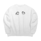 omeoの虚ろなおめめ Big Crew Neck Sweatshirt