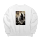 IchikashopのBUZZBUZZ大麻デザイン Big Crew Neck Sweatshirt