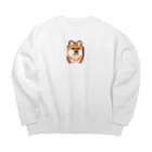 えだまめの俺の飼ってる柴犬(背景無し) Big Crew Neck Sweatshirt