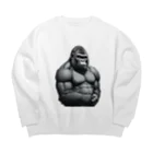 kodakkのゴリラ Big Crew Neck Sweatshirt