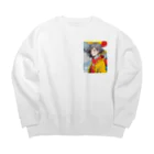 大正レトロJYOSIの大正レトロJYOSI Big Crew Neck Sweatshirt