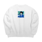 ラクダッピーのココシャネル、ゴッホの世界に行ってみた Big Crew Neck Sweatshirt