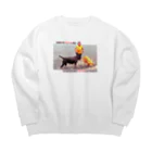 おゆらじ屋の思い出（ノスタルジック） Big Crew Neck Sweatshirt