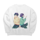 kappaの背中合わせで語り合う Big Crew Neck Sweatshirt