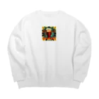 ベルギービールバー麦酒本舗公式グッズのベルギービールの麦酒本舗 Big Crew Neck Sweatshirt