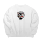 さむらいモモンガ公式のさむらいモモンガ Big Crew Neck Sweatshirt