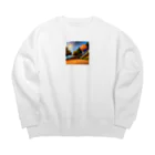 OK9221213のバスケ Big Crew Neck Sweatshirt