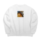 同一人のスケールシェル（鱗のような貝殻） Big Crew Neck Sweatshirt