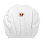 ベルギービールバー麦酒本舗公式グッズの3Belgian Beers Big Crew Neck Sweatshirt