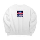 Ai蜂谷流歌によるオシャレ販売のダネブ Big Crew Neck Sweatshirt