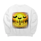 まな九郎ショップのオカルト Big Crew Neck Sweatshirt