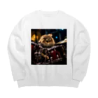 Gavi'sのメタルキャット オジー君　(ドラム) Big Crew Neck Sweatshirt