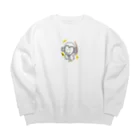 ouhimeのサル Big Crew Neck Sweatshirt