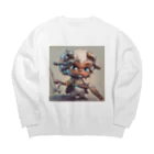 アートエピック (ArtEpic)のひつじの冒険者（プラウド・フリース) Big Crew Neck Sweatshirt