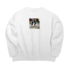 Maruchannのスケートボーダー Big Crew Neck Sweatshirt