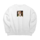 wonderの巫女 Big Crew Neck Sweatshirt