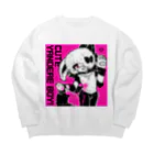 ムラサキゲジゲジのオンラインショップのきずな CUTE YANDERE BOY!  Big Crew Neck Sweatshirt