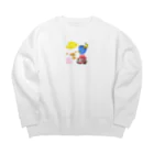 キイロチャンの海水魚ちゃん Big Crew Neck Sweatshirt