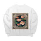 雀士エンドウ の九蓮宝燈の華 Big Crew Neck Sweatshirt