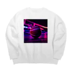 QuirkyRockeyのNEONB Big Crew Neck Sweatshirt