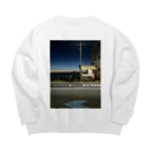 inacameraのバス停 Big Crew Neck Sweatshirt