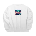 マサヤのスピードデーモン Big Crew Neck Sweatshirt