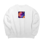 HIRO-oneの宇宙 Big Crew Neck Sweatshirt