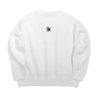 TAIYO 猫好きの猫の疾走、夢中 Big Crew Neck Sweatshirt