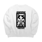 nya-mew（ニャーミュー）のミャイクテスト Big Crew Neck Sweatshirt