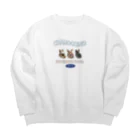 うさぎ雑貨のお店 Charoccinoのうさbrothers Big Crew Neck Sweatshirt