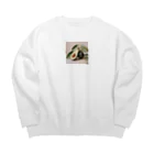 H.M Shopのアボカドマジック Big Crew Neck Sweatshirt