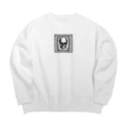 personalのドクロ Big Crew Neck Sweatshirt