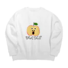 ビビりちゃんのびっくりんごくん Big Crew Neck Sweatshirt