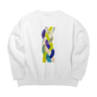 ohayo_studioのタイトル「cord」ビッグスウェット Big Crew Neck Sweatshirt