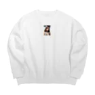 m31oのAI美女 A Big Crew Neck Sweatshirt