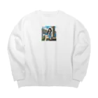 the blue seasonの松井 美穂（まつい みほ） Big Crew Neck Sweatshirt